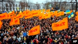 2004年烏克蘭的橙色革命（美聯社）