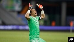 Essam Elhadary, le gardien des Pharaons d'Egypte, Gabon, le 25 janvier 2017