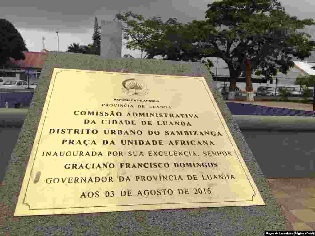Palancas foram inauguradas pelo Governador da província de Luanda