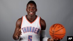 Victor Oladipo, alors avec le Thunder d'OKC, Oklahoma City, le 23 septembre 2016