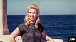 FILE - A late 1960s photo of iconic Lebanese singer Sabah in the Mediterranean port city of Alexandria, Egypt.