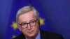Presiden Komisi Eropa Jean-Claude Juncker dalam konferensi pers di kantor pusat Komisi Eropa di Brussels, Selasa, 19 Maret 2019.