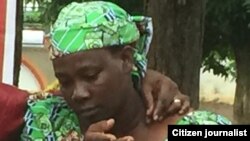 Madam Esther Yakubu daya daga cikin iyayen 'yan matana makarantar Chibok da har yanzu Boko Haram na garkuwa dasu