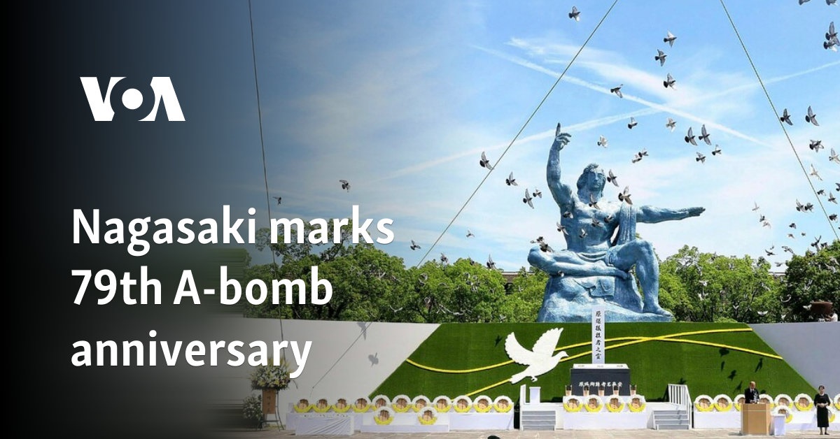 Nagasaki marks 79th A-bomb anniversary