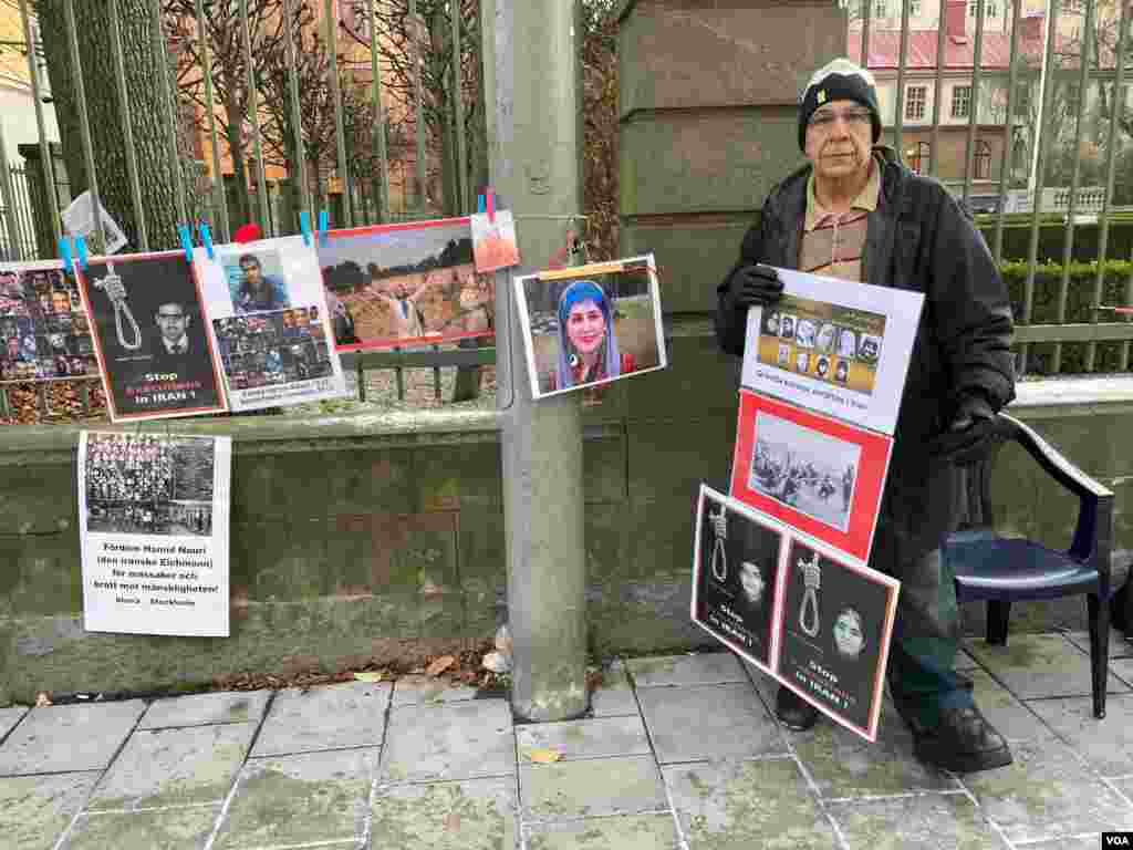 دادگاه حمید نوری در سوئد.&nbsp;&nbsp;محاکمه نوری به اتهام جنایت جنگی و قتل به دلیل نقشی که در کشتارهای سال ۶۷ داشت، در شهر استکهلم سوئد در حال برگزاری است.