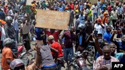 Masu zanga-zangar kin jinin gwamnati a kasar Togo