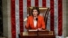 លោក​ស្រី ​Nancy Pelosi​ ប្រធាន​​សភា​តំណាង​រាស្ត្រ​អាមេរិកាំង ថ្លែង​ក្នុង​ពេល​ធ្វើ​ជា​អធិបតី​នៃ​ការ​បោះ​ឆ្នោត​របស់សភាតំណាង​រាស្ត្រ​ទៅ​លើ​ដំណោះ​ស្រាយសម្រាប់​កំណត់​វិធានការ​បន្ទាប់ពាក់​ព័ន្ធ​នឹង​ការ​ចោទ​ប្រកាន់​លោក ត្រាំ កាល​ពី​ថ្ងៃ​ទី៣១ តុលា ២០១៩។