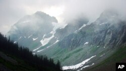 FILE - An overview of the Cascade Range inside the North Cascades National Park near Marblemount, Wash., near the Canadian border. A quarter of the planet's land surface remains wilderness, conservationist James Watson says.