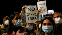 Bolivia: Protestas polémica ley