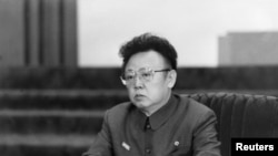 Cố lãnh tụ Bắc Triều Tiên Kim Jong-il (hình chụp ngày 28/12/2011) 