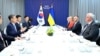 조현 한국 외교부 장관과 안드리 시비하 우크라이나 외무장관이 2026년 6월 30일 서울에서 회담을 갖고있는 모습.