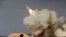 FILE - A long-range S-200 missile is fired in a military drill in the port city of Bushehr, on the northern coast of Persian Gulf, Iran, Dec. 29, 2016. 