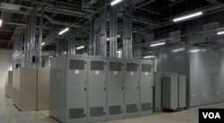 Data centers, such as this Sabey facility in Ashburn, Virginia, use vast amounts of electricity to power the internet.