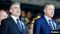 FILE - Turkey's President Abdullah Gul, left, and Prime Minister Recep Tayyip Erdogan, Istanbul.