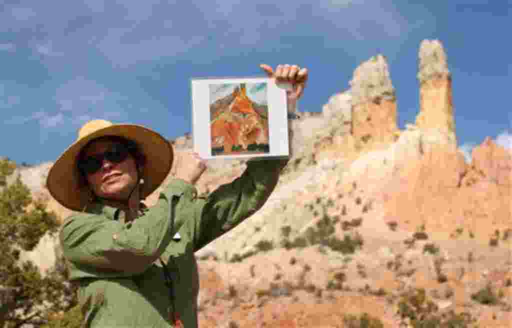 La artista Georgia O’Keefee inmortalizó con su arte el paisaje de la región de Nuevo México.