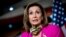 FILE - U.S. House Speaker Nancy Pelosi (D-CA) speaks during a news conference on Capitol Hill in Washington, Sept. 18, 2020. 