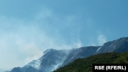 Bosnia and Herzegovina-- Fires near Jablanica, August 15, 2021