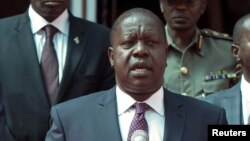 Waziri wa Mambo ya Ndani Fred Matiang'i . 