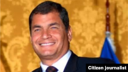 El expresidente de Ecuador Rafael Correa 