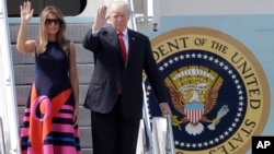 Президент Дональд Трамп і його дружина Меланія прибули на саміт G20 у Гамбурзі