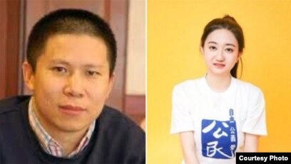 中国法律活动人士许志永的女友李翘楚被正式批准逮捕