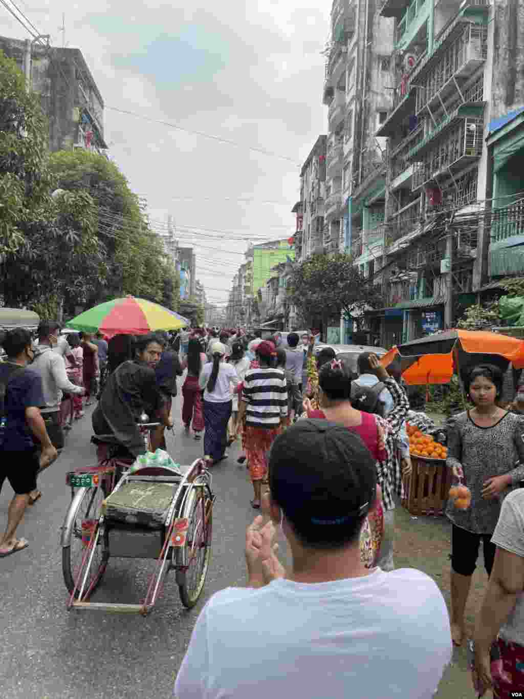 စစ်အာဏာသိမ်း ဆန့်ကျင်သူ ရန်ကုန်မြို့ခံတို့ရဲ့ ဒုတိယမြောက်နေ့ ချီတက်ပွဲ 02-07-2021
