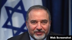 Ministro de Defensa de Israel, Avigdor Liberman, 