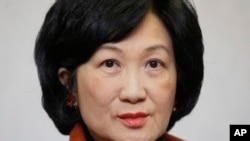 FILE - Regina Ip, former Hong Kong Secretary for Security.
