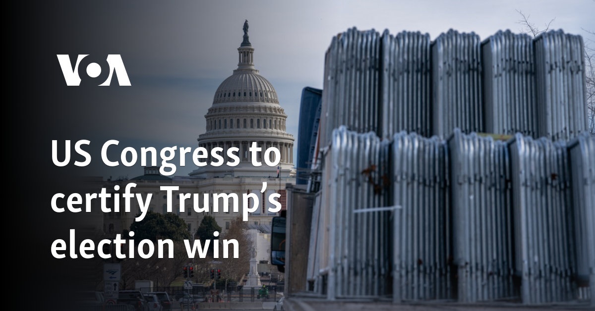 Congress Certifies Donald Trump's 2024 Election Victory