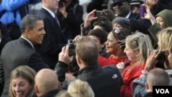 Prezidan ameriken an Barack Obama. (AP Photo/Paul Beaty)