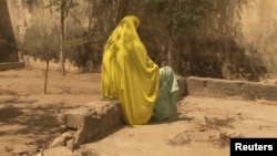 A woman who told Amnesty International that she was abused by the Nigerian army during its fight against Islamist insurgency Boko Haram is pictured in Maiduguri, Nigieria in Feb. 18, 2017, in a photo supplied by Amnesty International. 