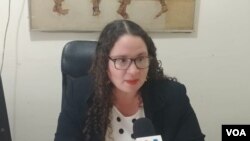 La abogada de la Comisión Permanente de Derechos Humanos (CPDH) Karla Sequeira aseguró que están seriamente preocupados por el caso de la periodista Lucía Pineda. Foto: Daliana Ocaña - VOA