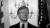 FILE - President Jimmy Carter as he appeared at the White House in Washington on April 11, 1980. 