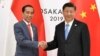 Presiden Joko Widodo dalam pertemuan dengan Presiden China Xi Jinping di sela KTT G20 di Osaka, Jepang 28 Juni 2019. (Dok.: Biro Setpres RI)