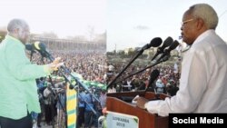Wagombea urais Magufuli na Lowassa
