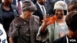 Presidents Sirleaf of Liberia and Banda of Malawi