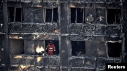 Zgrada koja je izgorela u požaru u Londonu 
