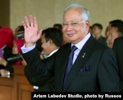 FILE - Malaysian Prime Minister Najib Razak, Oct. 20, 2014.