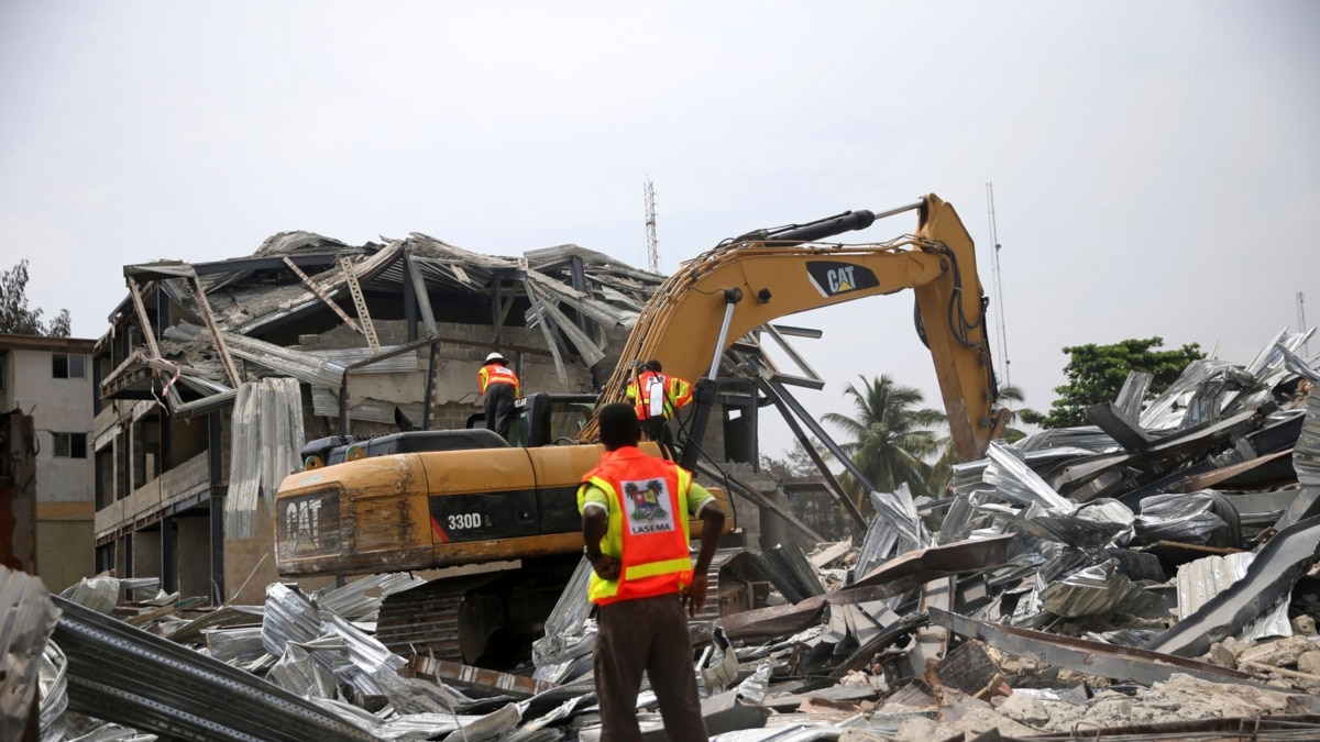 Au Moins Huit Morts Dans L'effondrement D'un Immeuble à Lagos