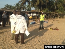 Heavily armed gunmen opened fire Sunday at a popular Ivory Coast beach resort in Grand-Bassam, March 13, 2016. There was no official report on casualties, but witnesses told VOA they saw between five and 10 shooting victims.