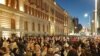 Novi protest u Beogradu, performans ispred RTS-a
