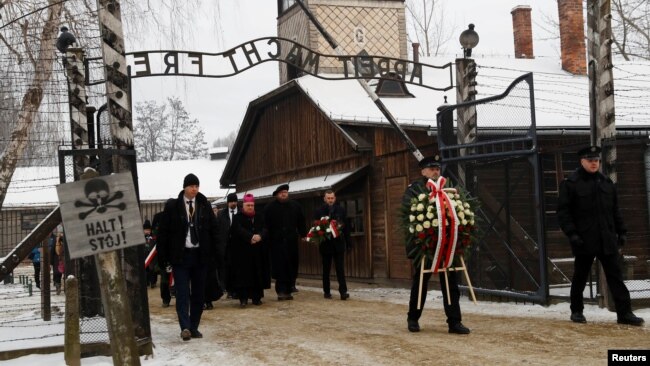 Бывший концлагерь Освенцим (Аушвиц), Польша. 27 января 2019 г.