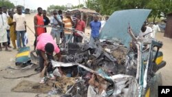 지난해 10월 나이지리아 마이두구리에서 포코하람 소행의 자살 폭탄 테러가 발생했다. (자료사진)