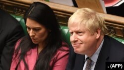 Priti Patel Boris Johnson