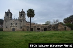 Mission Concepción in San Antonio appears very much as it did when it was built in 1731.