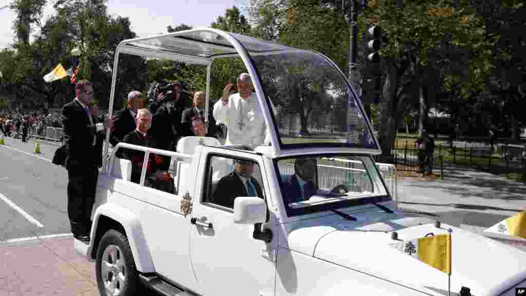 Pope Francis visit to US Washington DC