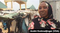 Fatimé Adawaï, présidente des femmes retournées de la centrafrique, à N'Djamena, Tchad, le 2 octobre 2019. (VOA/André Kodmadjingar)