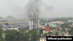 မူဆယ္တိုက္ပြဲျဖစ္ပြားစဥ္- သတင္းဓာတ္ပံု တပ္မေတာ္ကာကြယ္ေရးဦးစီးခ်ဳပ္႐ံုး