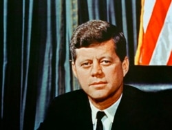 FILE - U.S President John F. Kennedy is seen in a 1963 portrait.