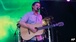 Sturgill Simpson performs at the 2015 Bonnaroo Music and Arts Festival, June 13, 2015, in Manchester, Tennessee. 